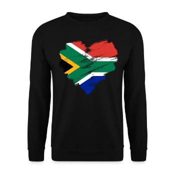 Südafrika - Unisex Pullover - Schwarz - Vorne - Alina (178cm) & Michal (187cm)