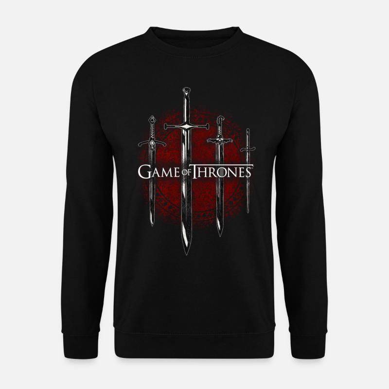 Game Of Thrones Schwerter der Häuser - Unisex Pullover - Schwarz
