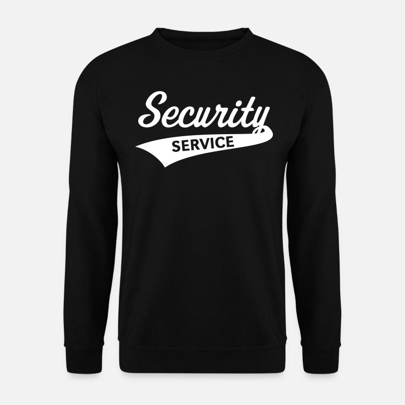 Security Service Lettering (Team) - Unisex Sweatshirt - black