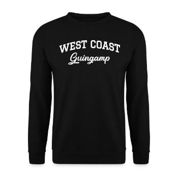 WEST COAST Guingamp - Unisex Sweatshirt - black - Front - Alina (178cm) & Michal (187cm)