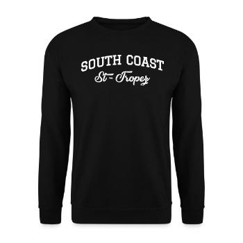 SÜDKÜSTE St-Tropez - Unisex Pullover - Schwarz - Vorne - Alina (178cm) & Michal (187cm)