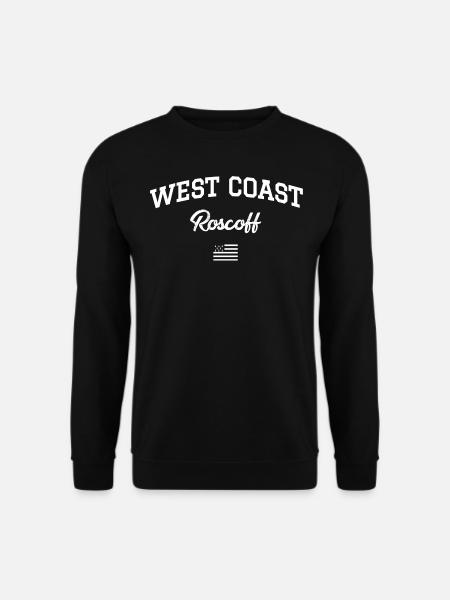 WEST COAST Roscoff Breton flag - Unisex Sweatshirt - black