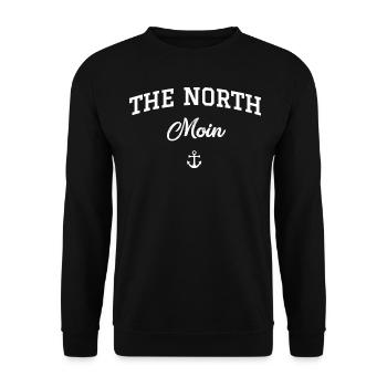 DER NORD-Moin - Unisex Pullover - Schwarz - Vorne - Alina (178cm) & Michal (187cm)