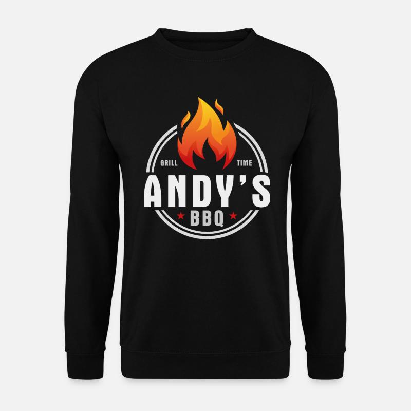 Andys BBQ - Unisex Pullover - Schwarz