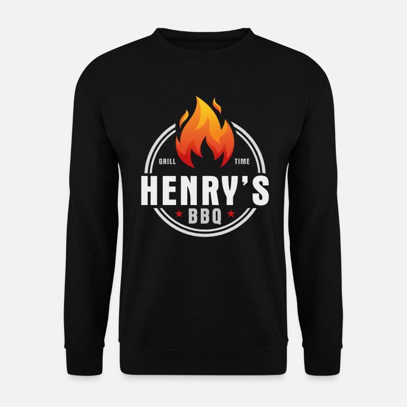 Henrys BBQ - Unisex Sweatshirt - black