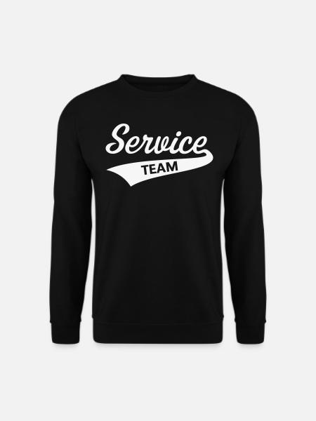 Service Team (Workwear / White) - Unisex Sweatshirt - black
