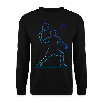 Racquetball Women's Men's Racquetball Games - Unisex Sweatshirt - black - Front - Alina (178cm) & Michal (187cm)
