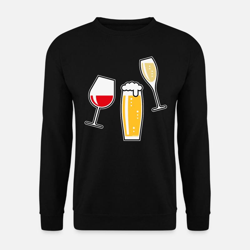 XDthree Good Friends (Tulip5) - Unisex Sweatshirt - black