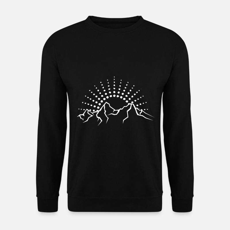 Sun - Mountain - (2) - Unisex Sweatshirt - black