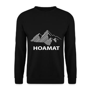 Sheep's Head - (4) - Unisex Sweatshirt - black - Front - Alina (178cm) & Michal (187cm)