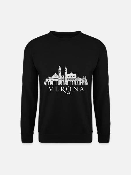 Verona Skyline - Unisex Pullover - Schwarz
