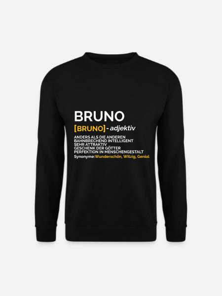 Bruno - Unisex Pullover - Schwarz