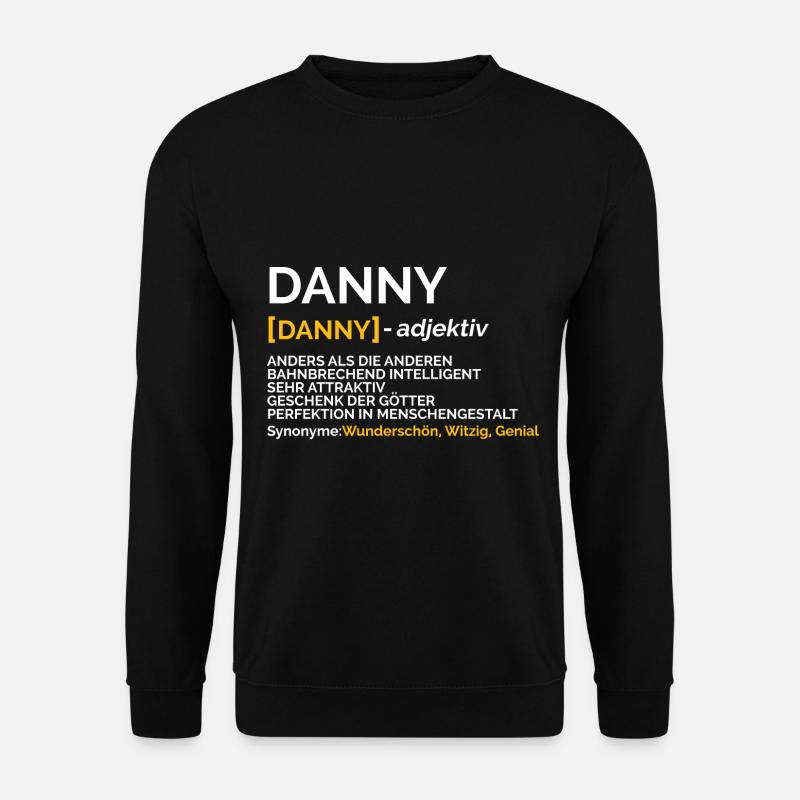 Danny - Unisex Pullover - Schwarz