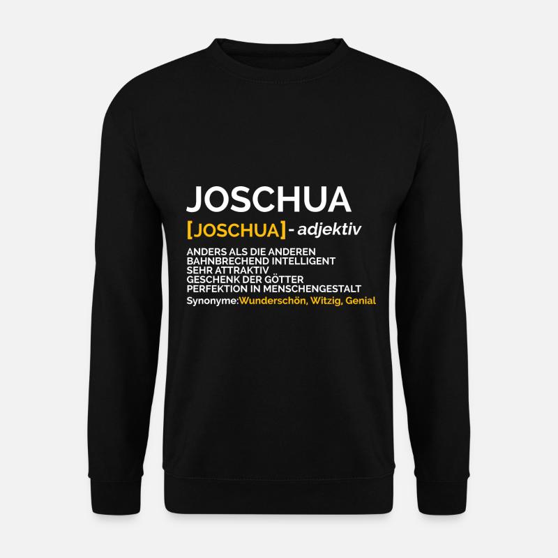 Joschua - Unisex Pullover - Schwarz