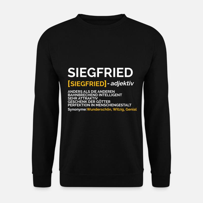 Siegfried - Unisex Pullover - Schwarz