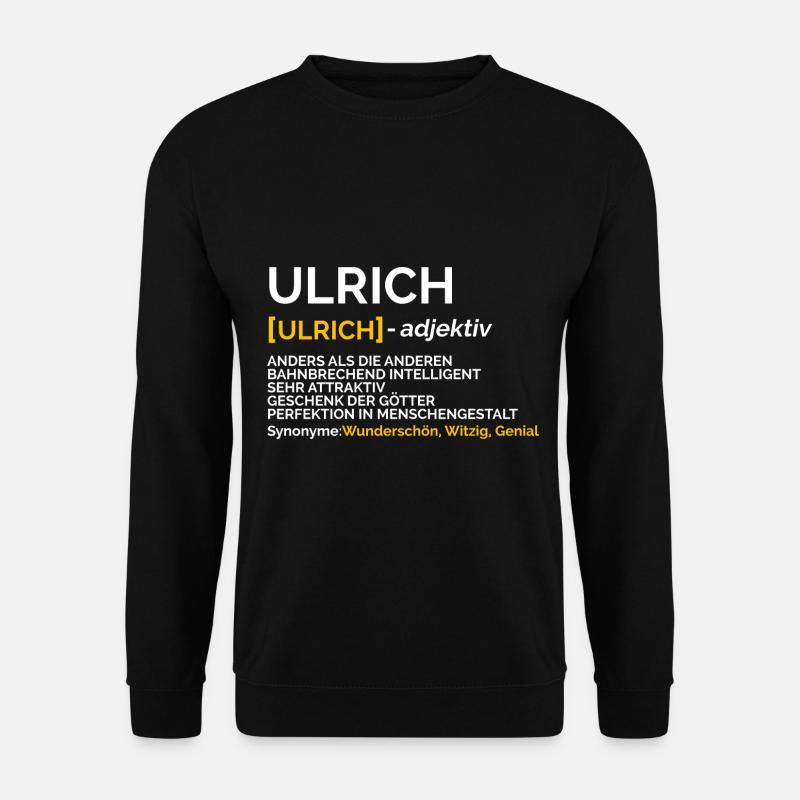 Ulrich - Unisex Pullover - Schwarz