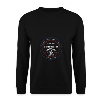 Col du Tourmalet - Unisex Pullover - Schwarz - Vorne - Alina (178cm) & Michal (187cm)