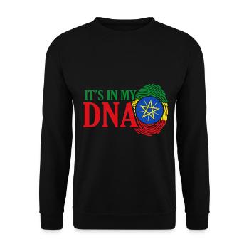 Ethiopie Afrique Idée de cadeau - Sweat-shirt Unisexe - noir - Devant - Alina (178cm) & Michal (187cm)