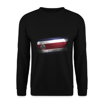 Costa Rica - Unisex Pullover - Schwarz - Vorne - Alina (178cm) & Michal (187cm)