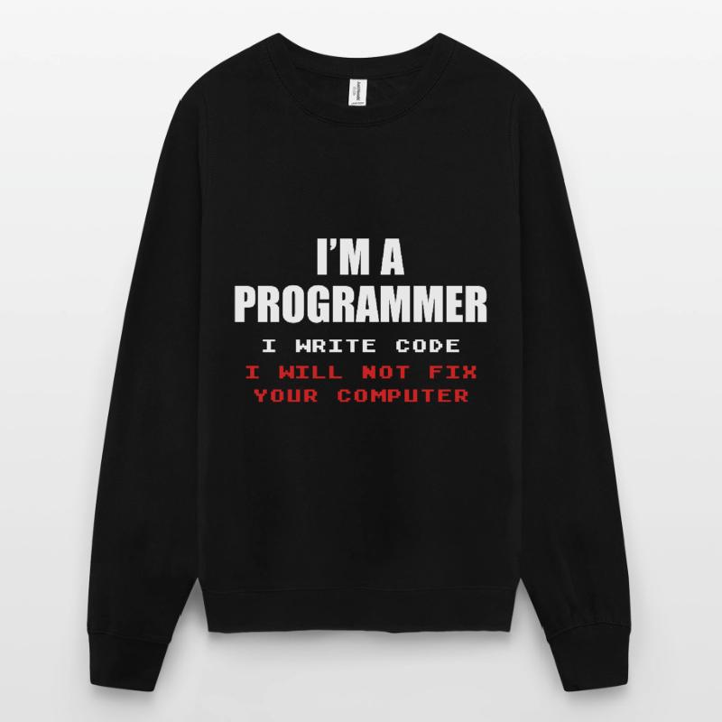 Programmierer Geek Computer Programmierung Coder L Unisex Pullover