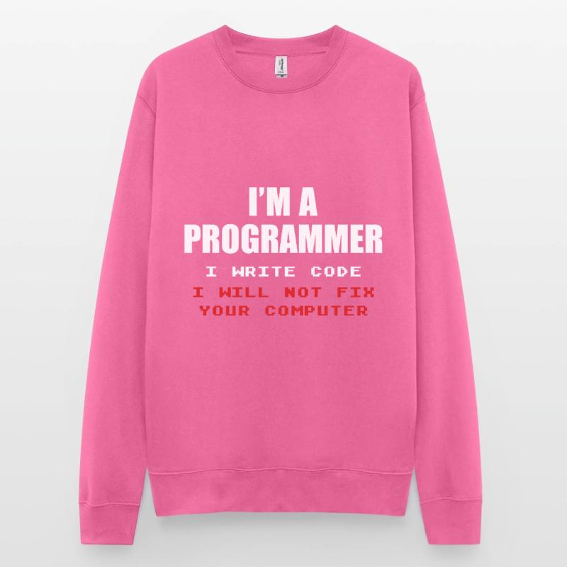 Programmeur Geek Programmeur Programmeur Informatique Codeur L Sweat-shirt Unisexe