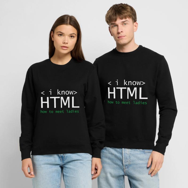 HTML Editor Hypertext Markup Language Webdokument Unisex Pullover