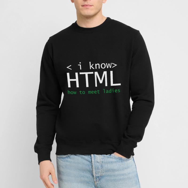 HTML Editor Hypertext Markup Language Webdokument Unisex Pullover