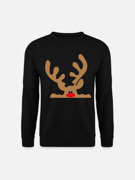 elch - Unisex Pullover - Schwarz