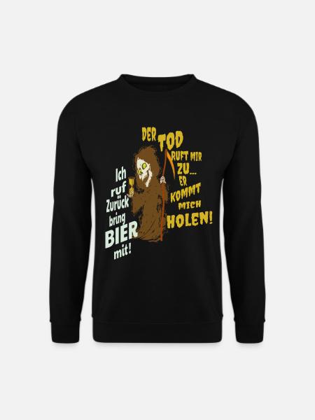 Funny grim reaper - Unisex Sweatshirt - black