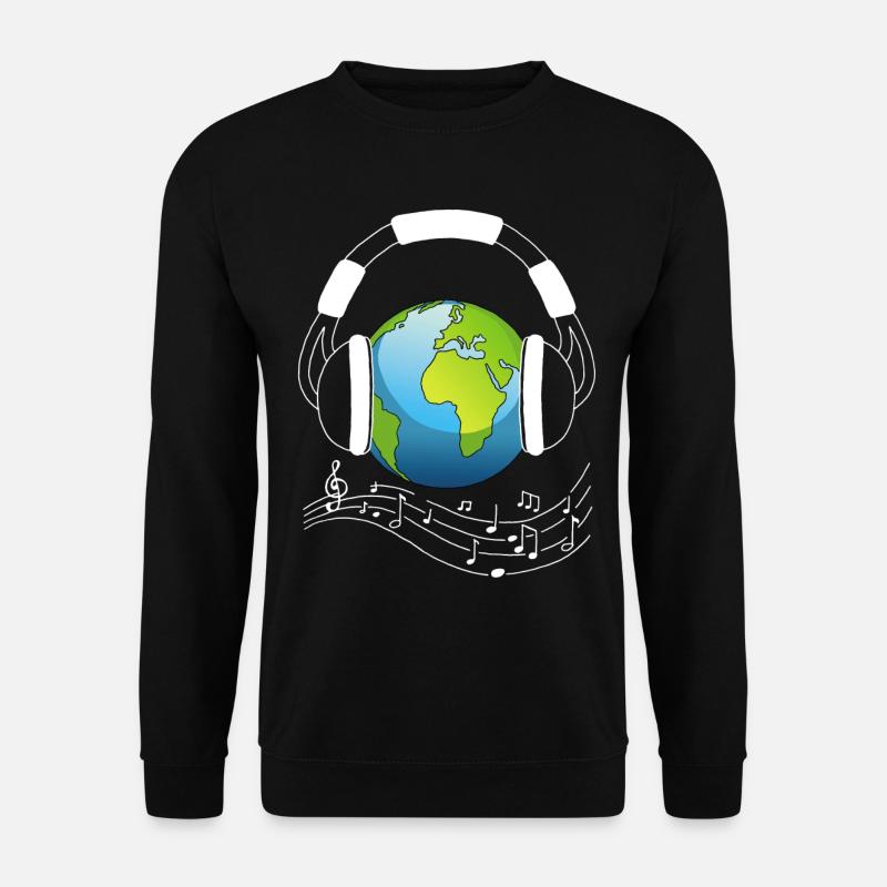 Der Musikliebhaber - Unisex Pullover - Schwarz