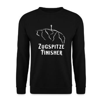Zugspitze - Unisex Pullover - Schwarz - Vorne - Alina (178cm) & Michal (187cm)