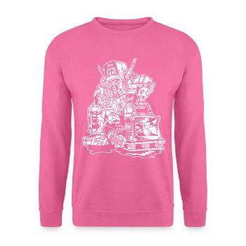 one man teknival - Unisex Pullover - Pink - Vorne