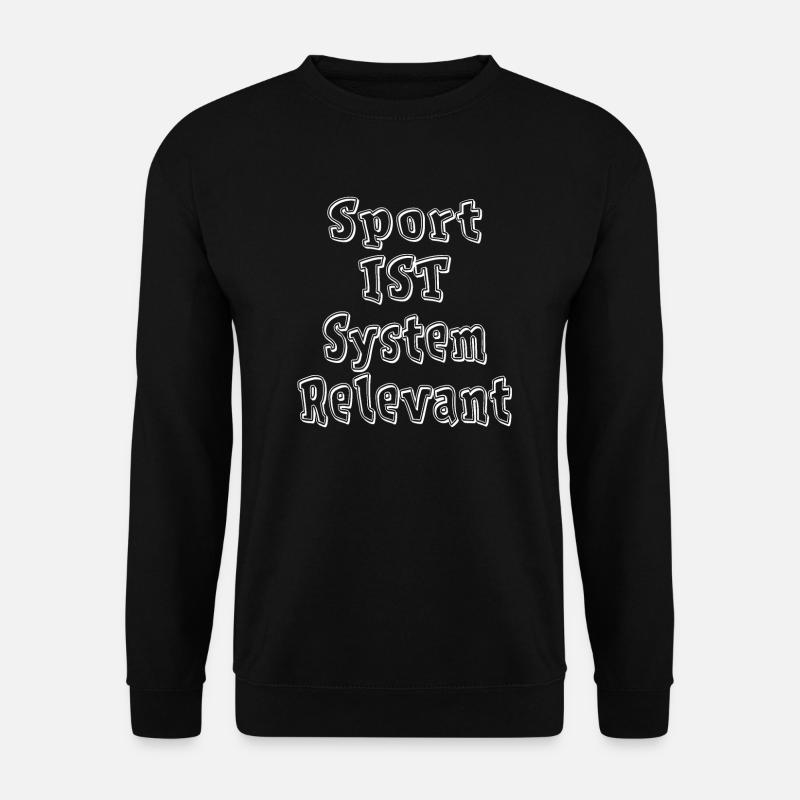 Sport - Unisex Pullover - Schwarz
