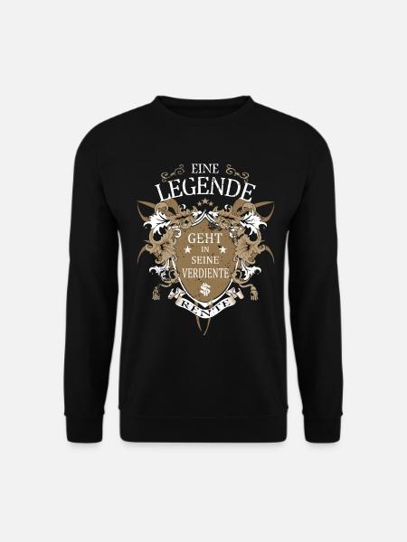 A legend retires - Unisex Sweatshirt - black