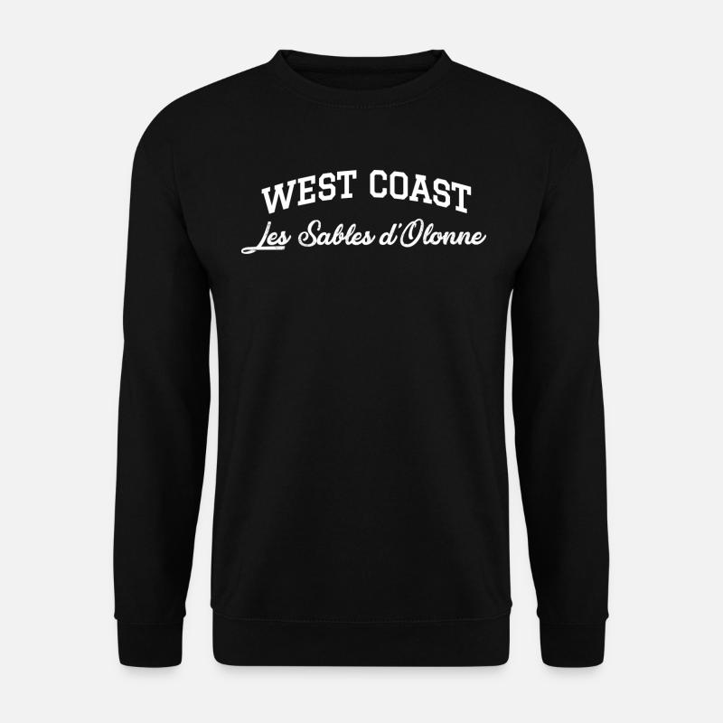 WEST COAST Les Sables d'Olonne - Sweat-shirt Unisexe - noir