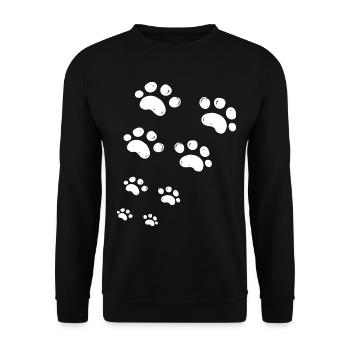 J aime mon chien - Sweat-shirt Unisexe - noir - Devant - Alina (178cm) & Michal (187cm)
