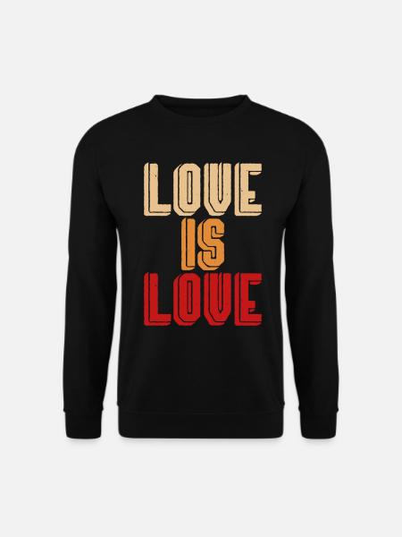 Love is love - Unisex Sweatshirt - black