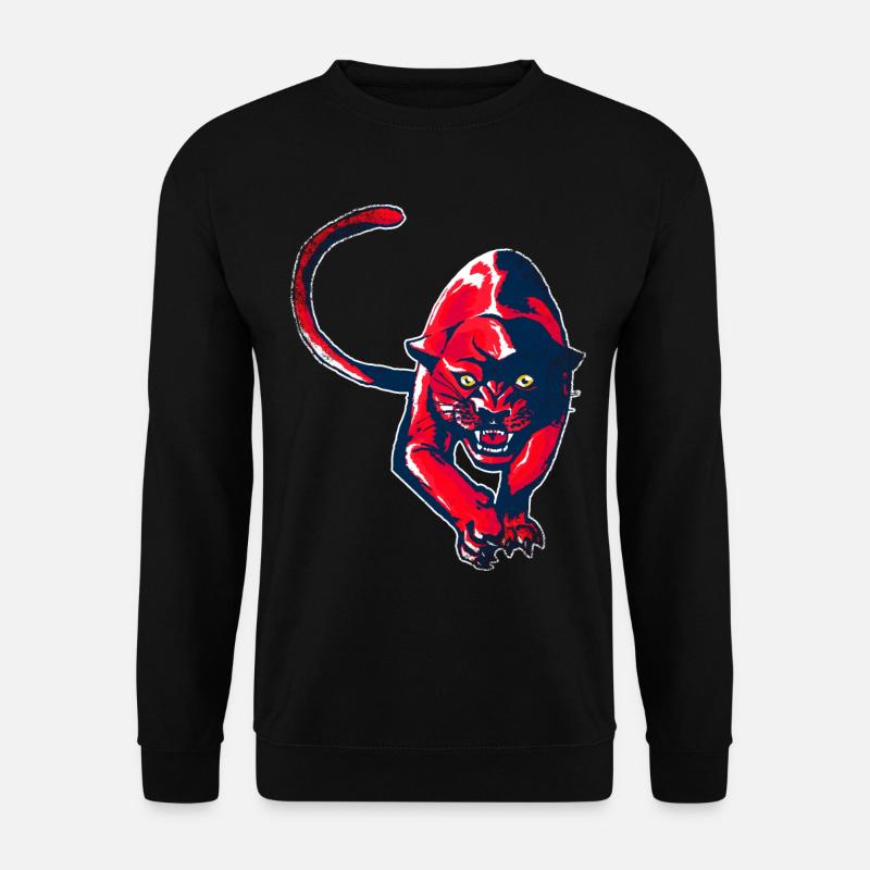 Roter Panther - Unisex Pullover - Schwarz