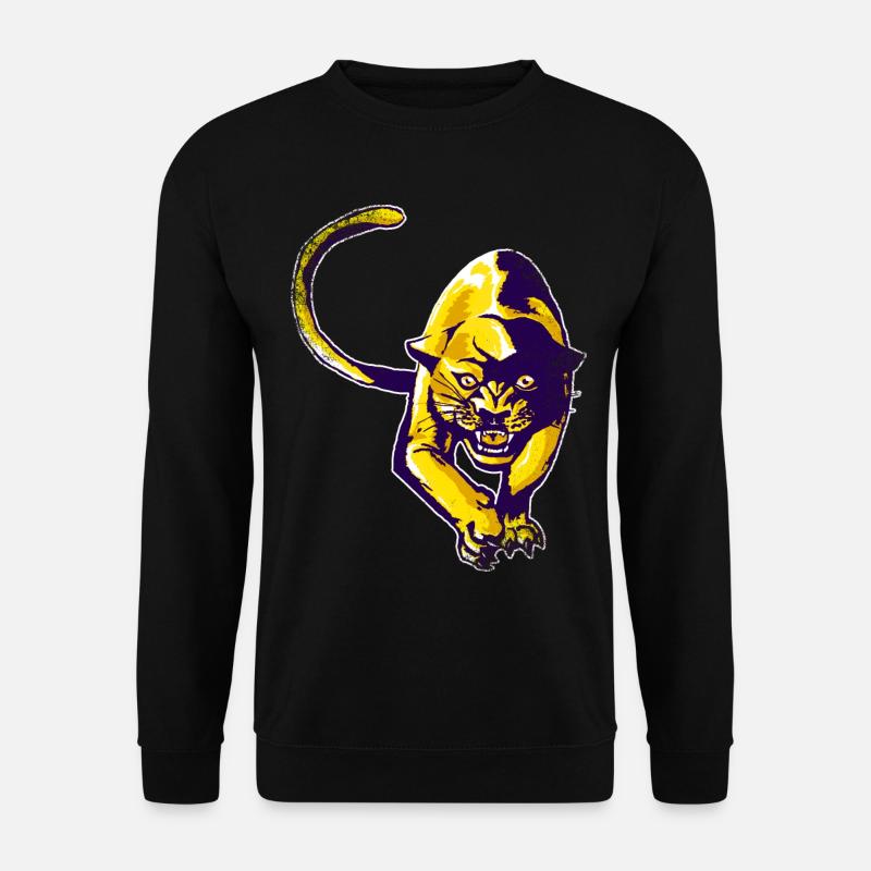 Panthère dorée - Sweat-shirt Unisexe - noir