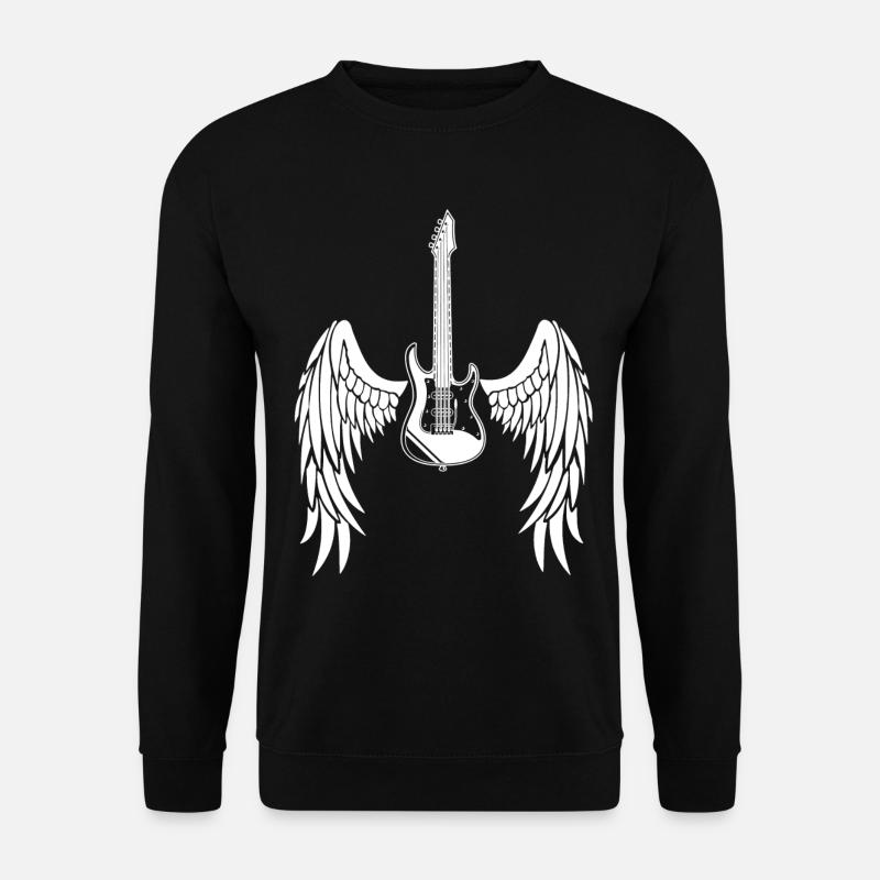 Winged Guitar - Unisex Sweatshirt - black