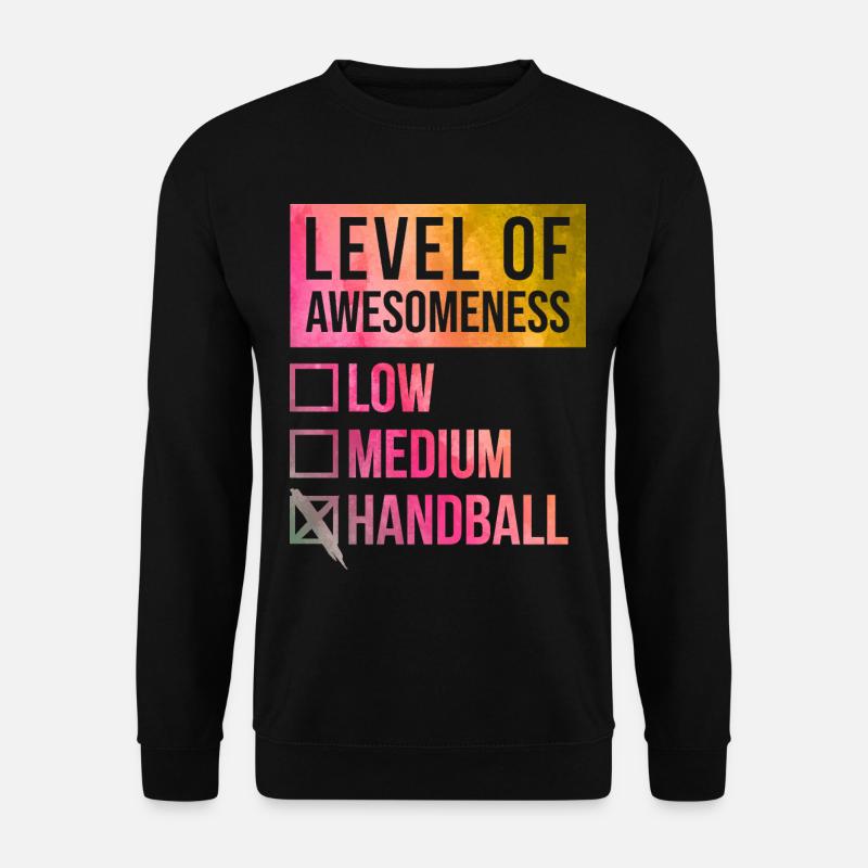 Handball - Unisex Pullover - Schwarz
