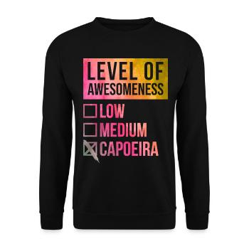 Capoeira - Unisex Sweatshirt - black - Front - Alina (178cm) & Michal (187cm)