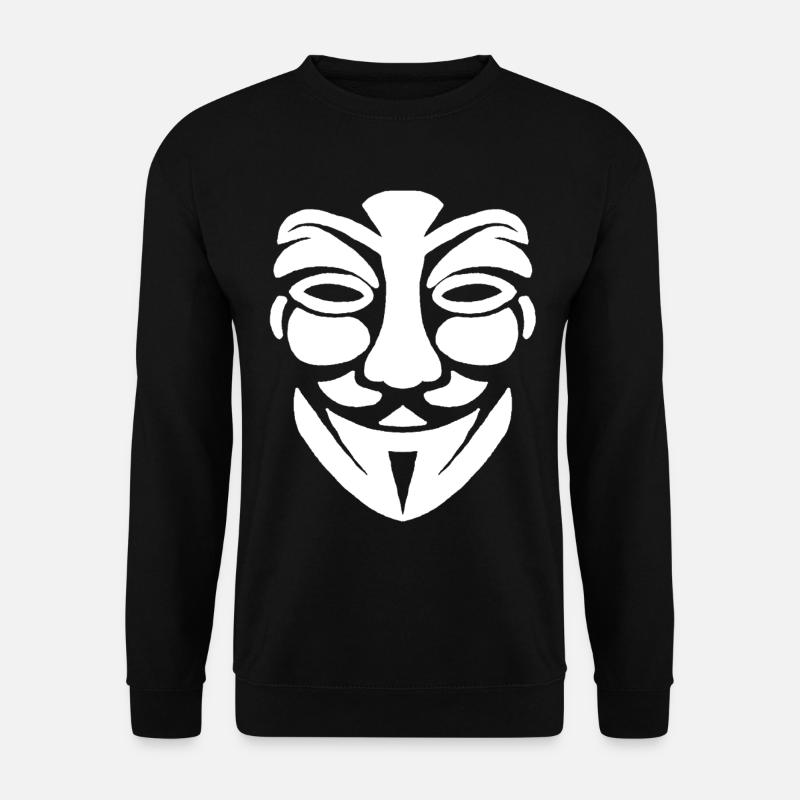 Anonymous face - Unisex Sweatshirt - black