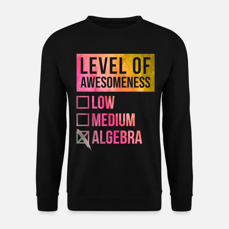 Algebra - Unisex Pullover - Schwarz