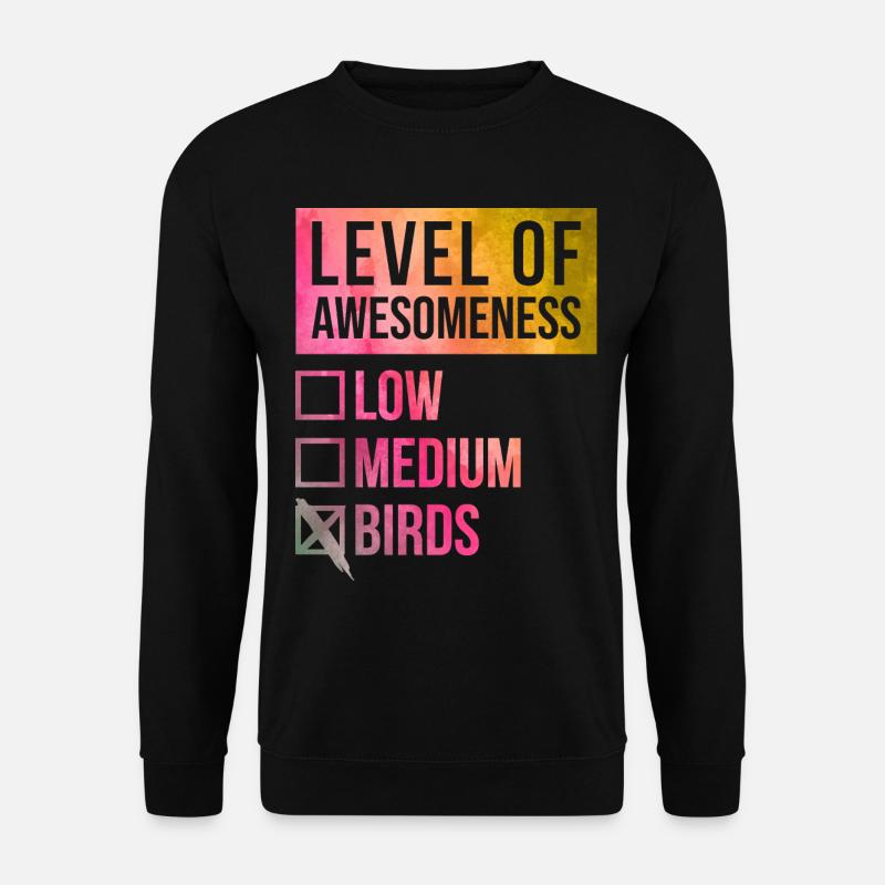 Vogel - Unisex Pullover - Schwarz