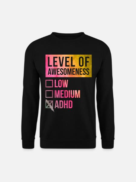 ADHD - Unisex Sweatshirt - black