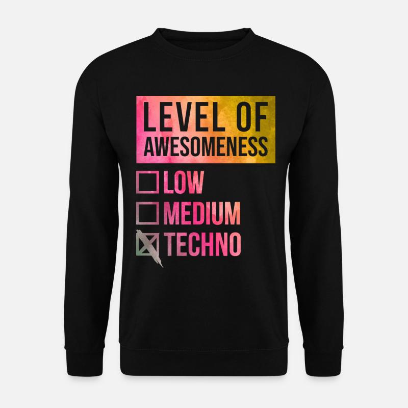 Techno - Unisex Sweatshirt - black