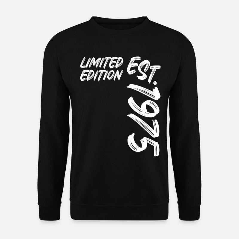 Limited Edition Est. 1975 - Unisex Pullover - Schwarz