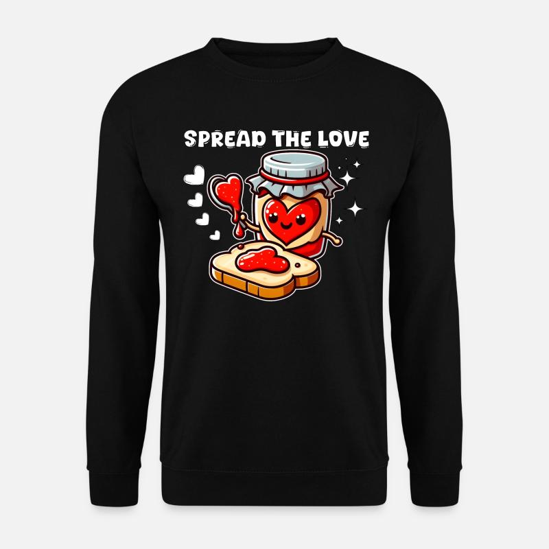 VERBREITE DIE LIEBE - Unisex Pullover - Schwarz