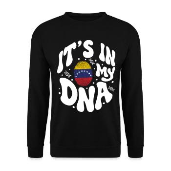 ADN vénézuélien Venezuela Drapeau hispanique - Sweat-shirt Unisexe - noir - Devant - Alina (178cm) & Michal (187cm)